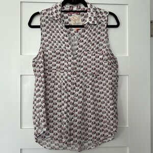 Size M Conversations by Anthropologie Sleeveless Blouse